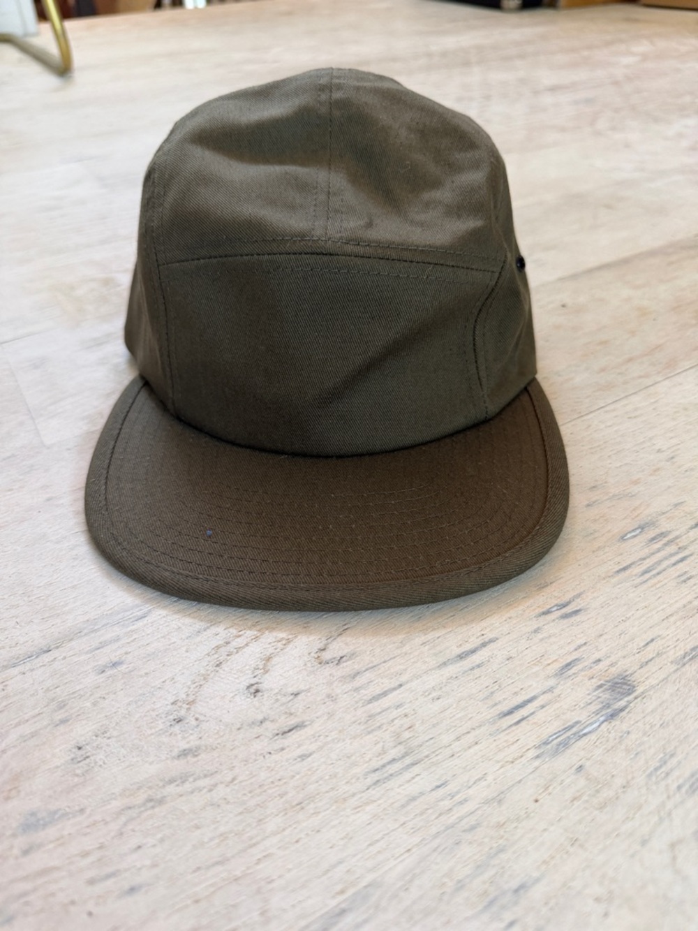 Men's Olive Green 5-Panel Cap